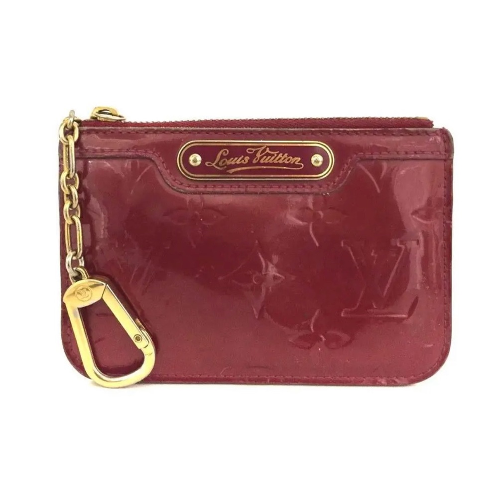 Louis Vuitton Monogram Vernis Pochette Cles Wallet Coin Purse